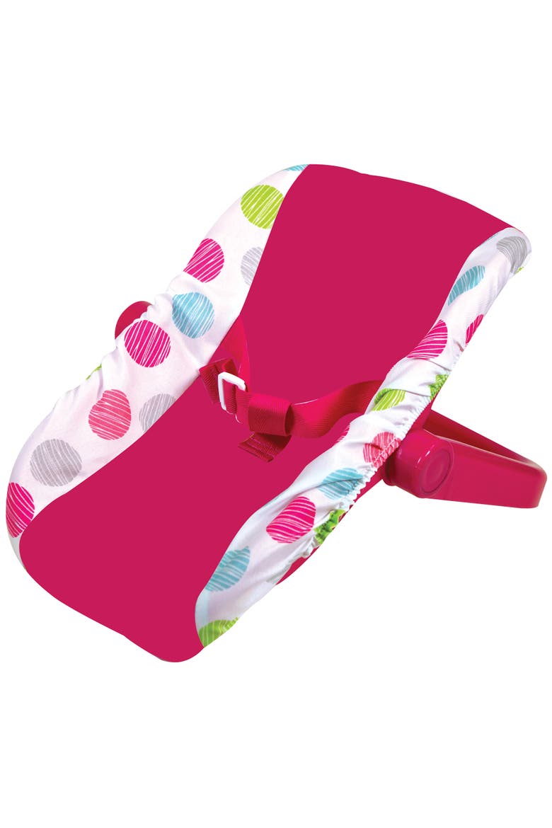 12 Inch Baby Doll & Push Carry Travel Set, Alternate, color, Multicolored