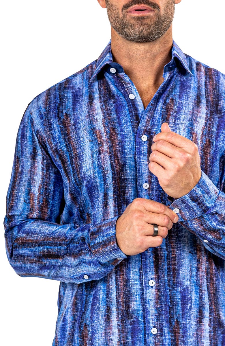 Maceoo Fibonacci Marthyr 0228 Contemporary Fit Button-Up Shirt, Alternate, color, 