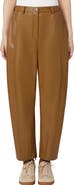 MM by Max Mara Anselmo Faux Leather Straight Leg Pants