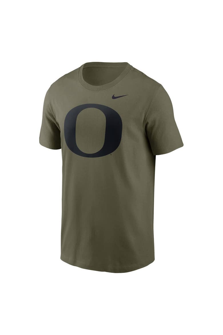 Men's Nike Olive Oregon Ducks Primetime Logo Performance T-Shirt, Alternate, color, Olive