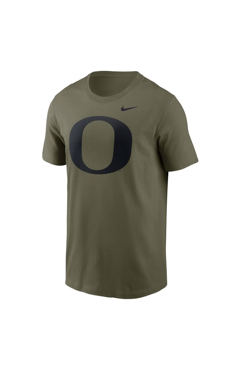 Nike Men's Nike Olive Oregon Ducks Primetime Logo Performance T-Shirt, Alternate, color,