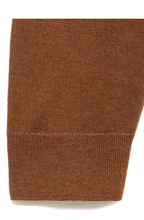 Mango Scarf Sweater In Brown
