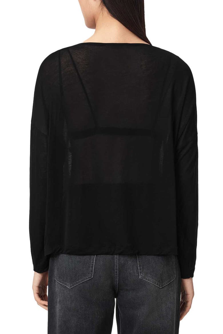 Athea Rita Tencel™ Modal Graphic Tee, Alternate, color, BLACK