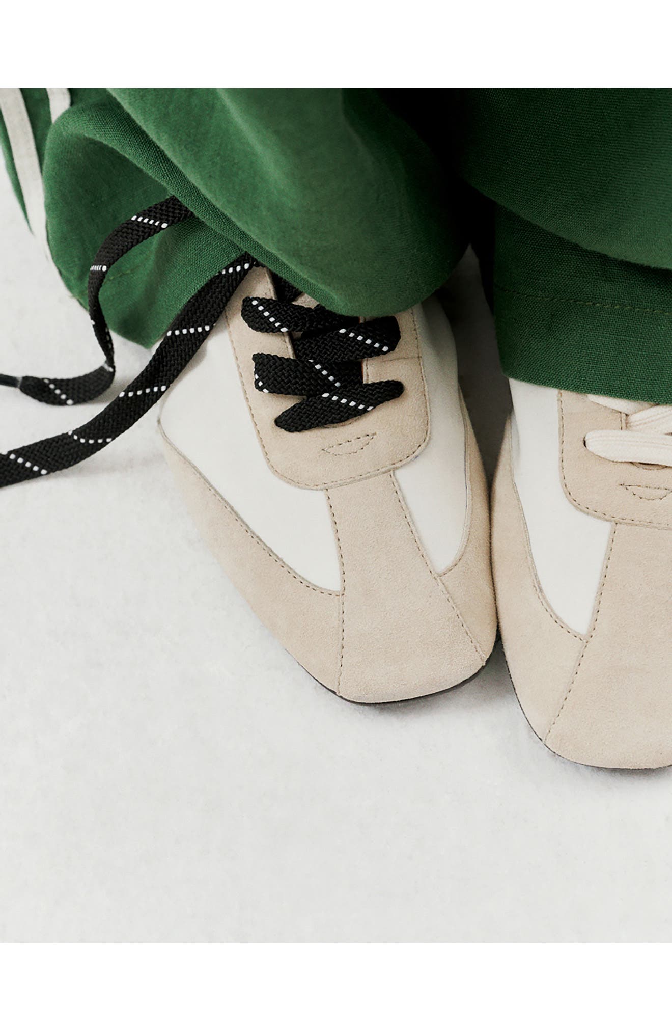 Madewell The Greta Ballet Sneaker, Alternate, color, Vintage Khaki Multi