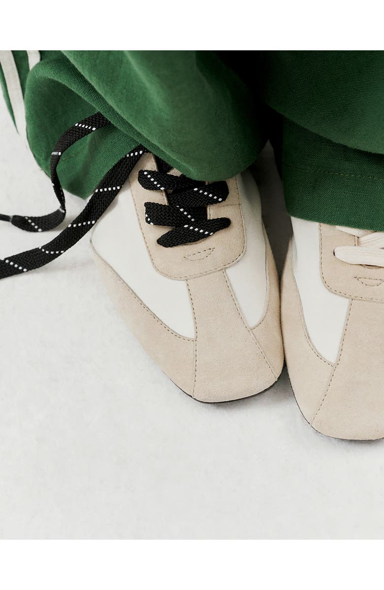 Madewell The Greta Ballet Sneaker, Alternate, color, Vintage Khaki Multi