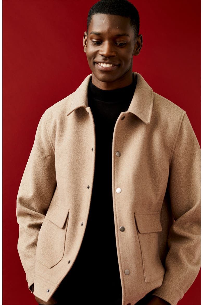 Shirt Jacket, Alternate, color, LIGHT BROWN