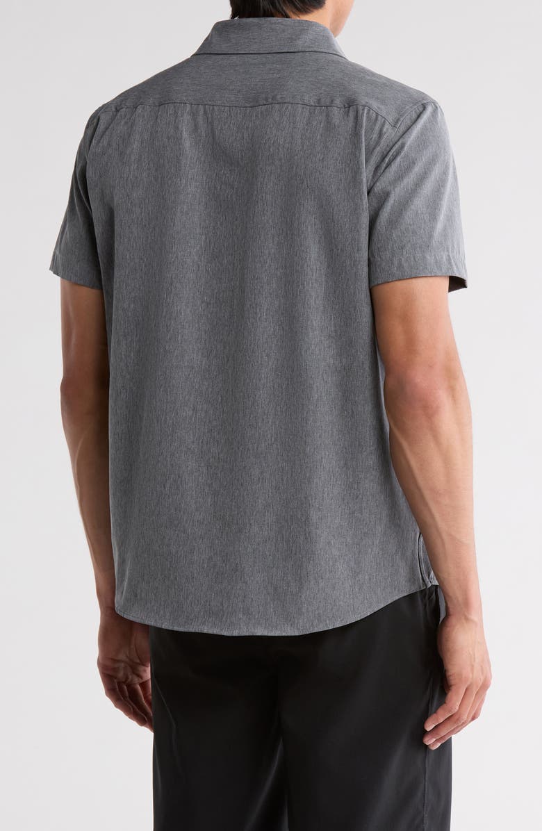 Hurley Tech Chambray Woven Shirt, Alternate, color, Black