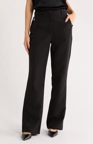 BY DESIGN Rebecca High Waist Straight Leg Pants