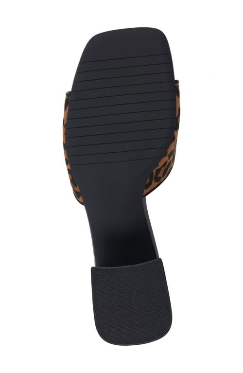 Gc Shoes Wanda Block Heel Sandal In Black/leopard