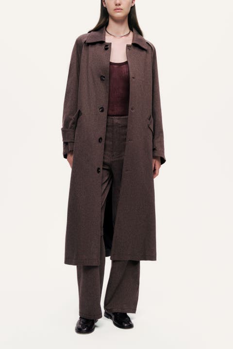 Single-Breasted Trench Coat