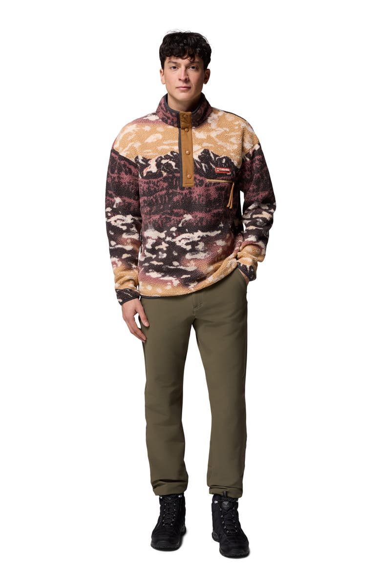 Columbia Helvetia II Print Fleece Pullover, Alternate, color, 