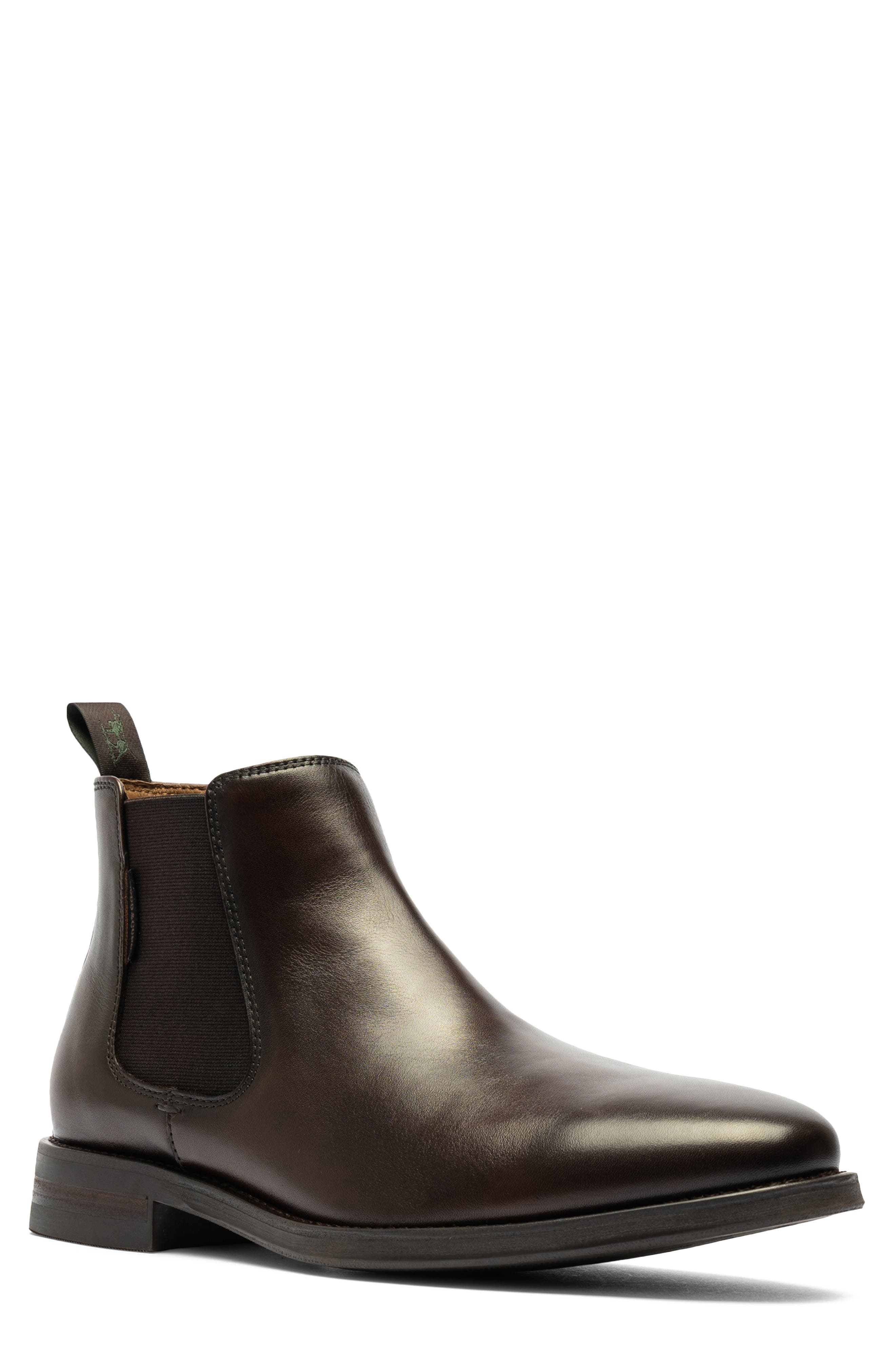 Rodd & Gunn Russlands Leather Chelsea Boot In Chocolate