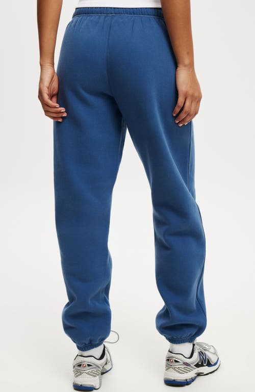 Cotton On Body Plush Essential Gym Sweatpant In Deep Blue