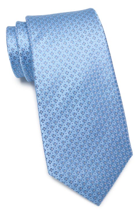 Floral Geometric Tie