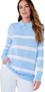 Jessica London Pullover Collared Polo Sweater