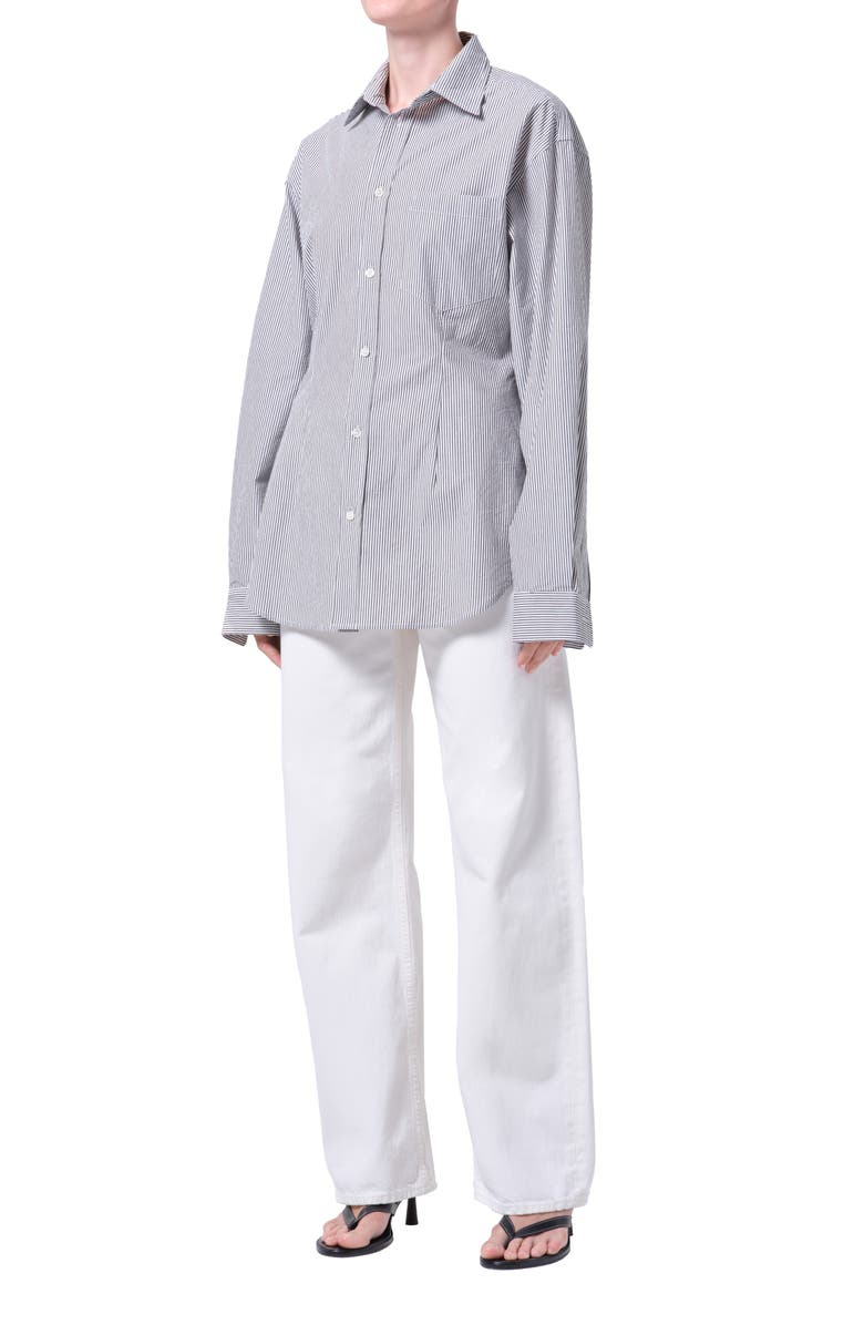 AGOLDE Cinch Stripe Button-Up Shirt, Alternate, color, Windley Stripe