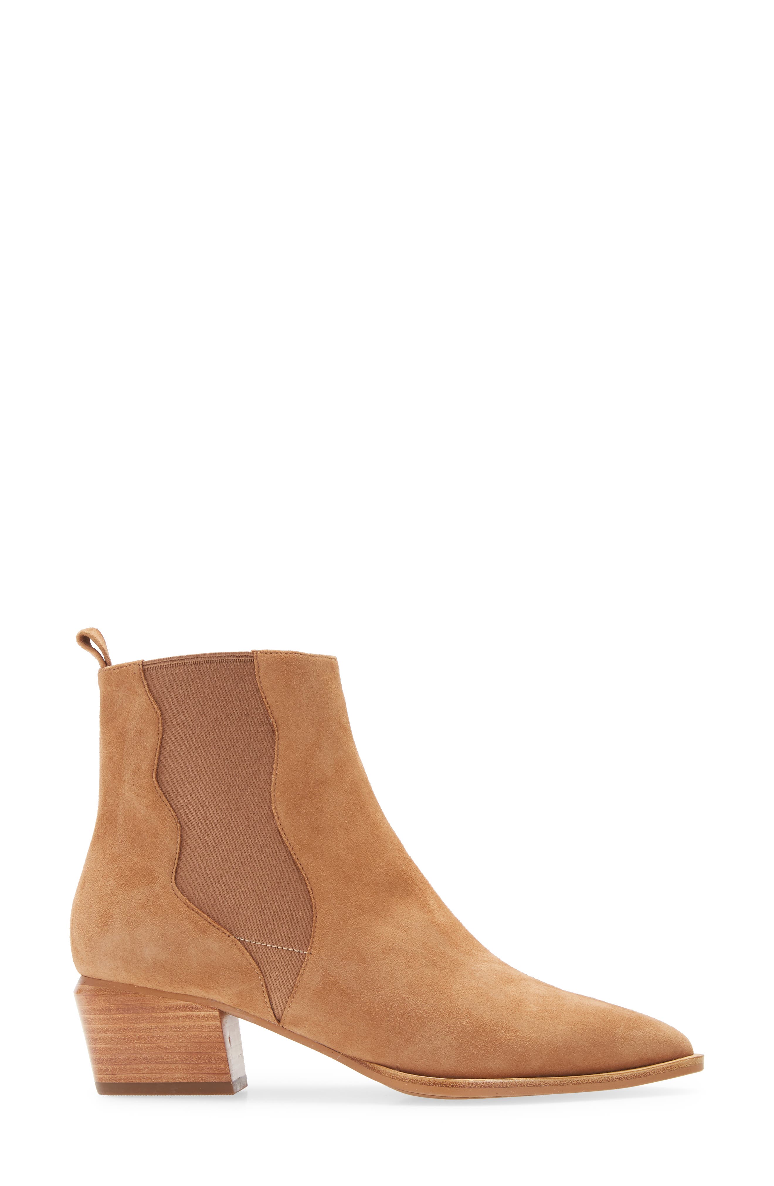 Vu Chelsea Bootie, Alternate, color, WHISKEY SUEDE