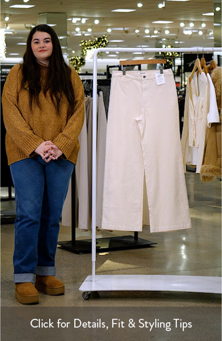 The Wide Leg Corduroy Pants, sales video thumbnail