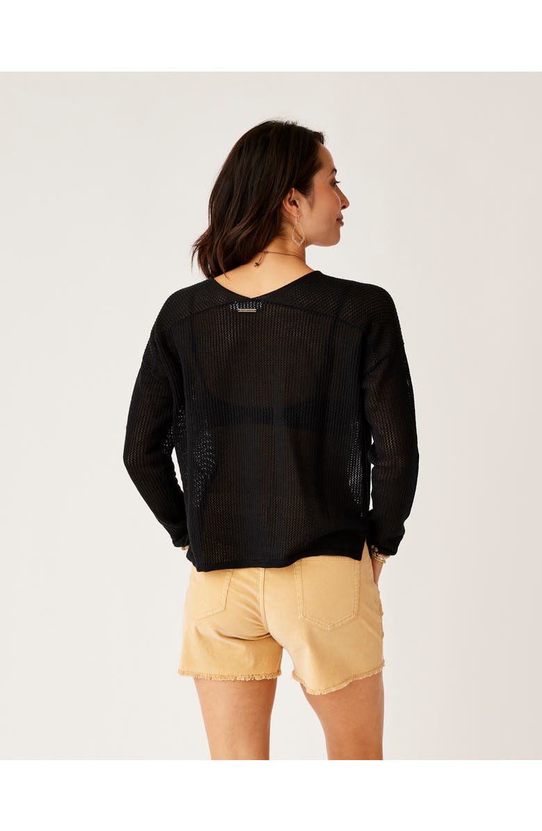 Carve Designs Lightweight Mesh Pullover, Alternate, color, Black