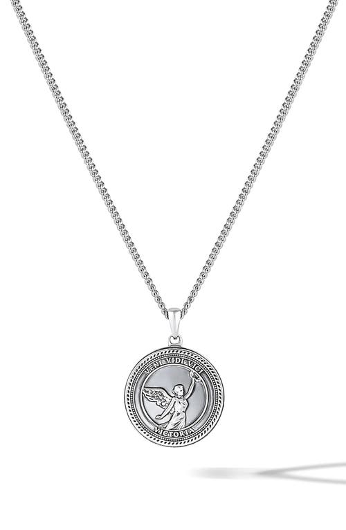 Vincero Veni Vidi Vici Pendant Necklace In Silver