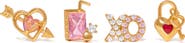 Girls Crew Tokens of Love Set of 4 Stud Earrings