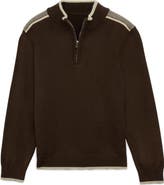 XRAY Kids' RAW X Shoulder Detail Quarter Zip Sweater