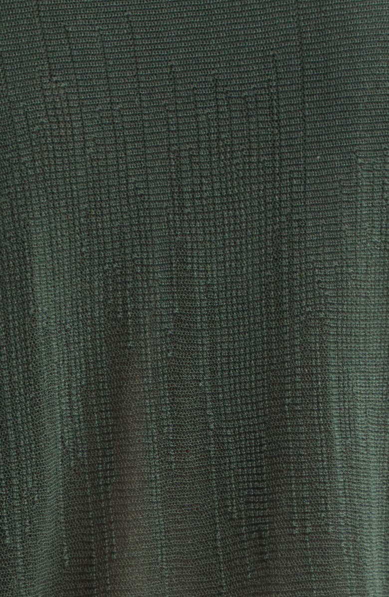 Homme Plissé Issey Miyake Brush Close-Up Crewneck Sweater Vest, Alternate, color, Green