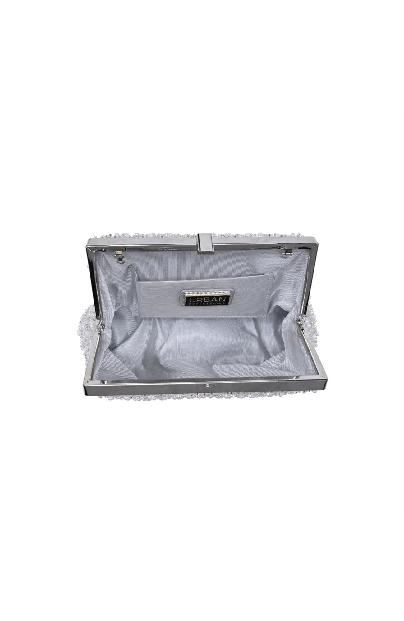 Glitz Evening Bag, Alternate, color, Ivory