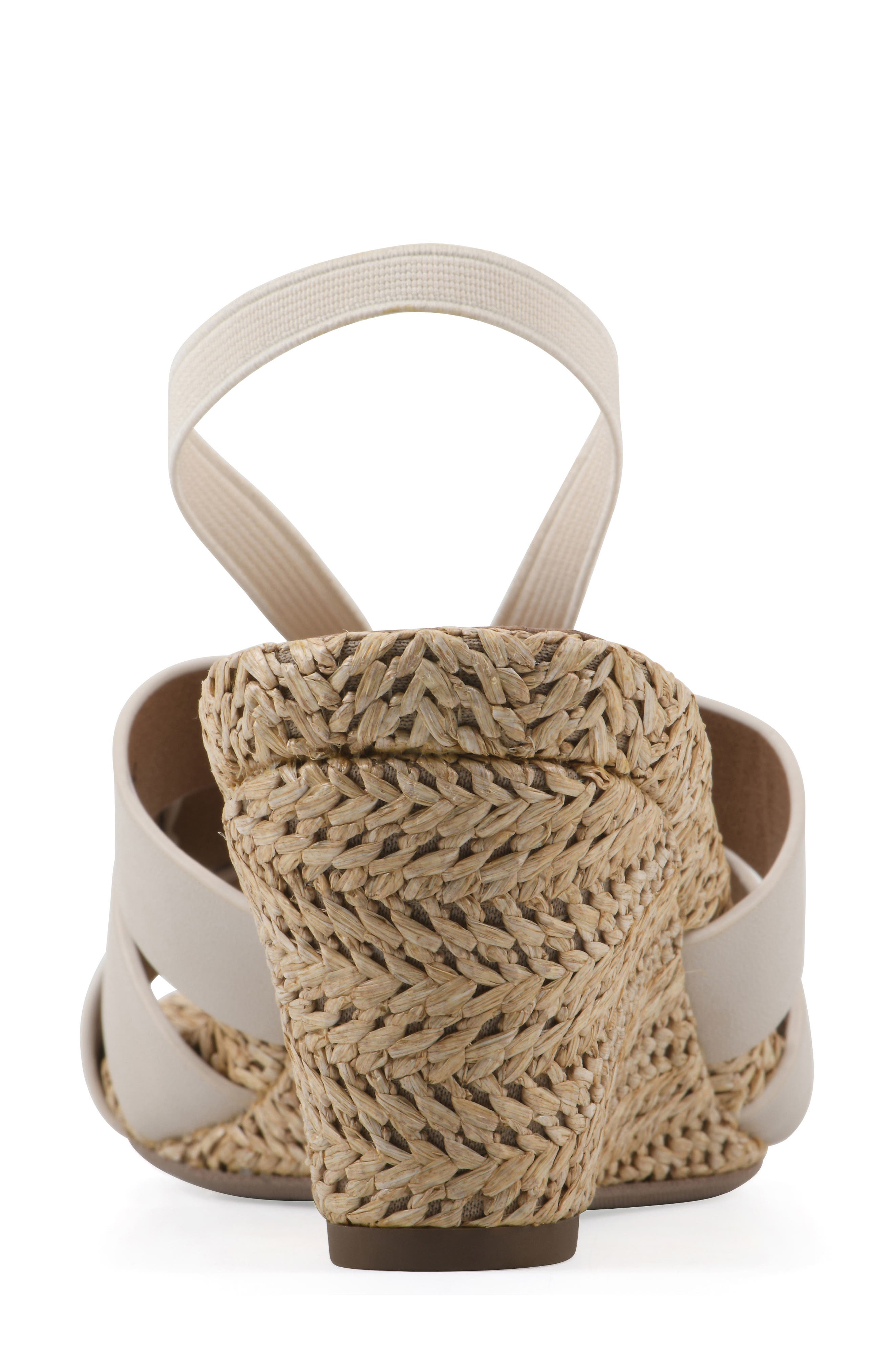 Atavi Wedge Espadrille Sandal, Alternate, color, EGGSHELL/ SMOOTH