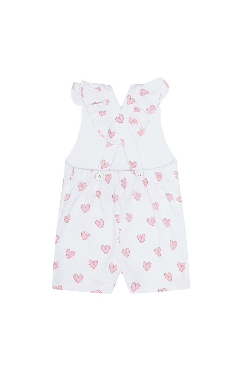 Nellapima Pink Heart Print Romper - Toddler, Alternate, color, Pink