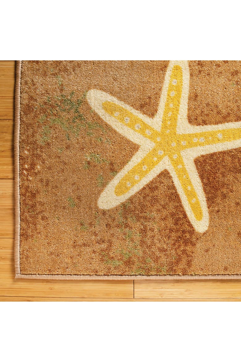 Seating Seashells Carpet - 6' x 9' Rectangle, Alternate, color, Beige