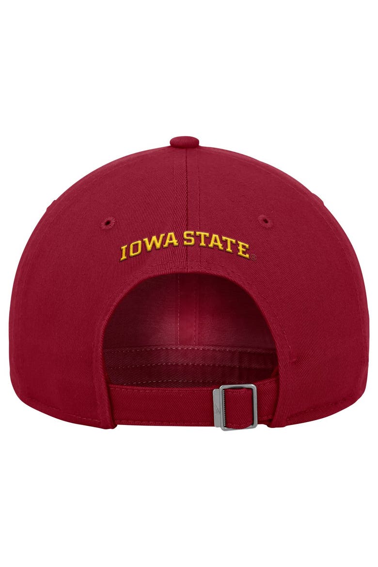 Men's Nike Cardinal Iowa State Cyclones 2026 On-Field Club Adjustable Hat, Alternate, color, Cardinal