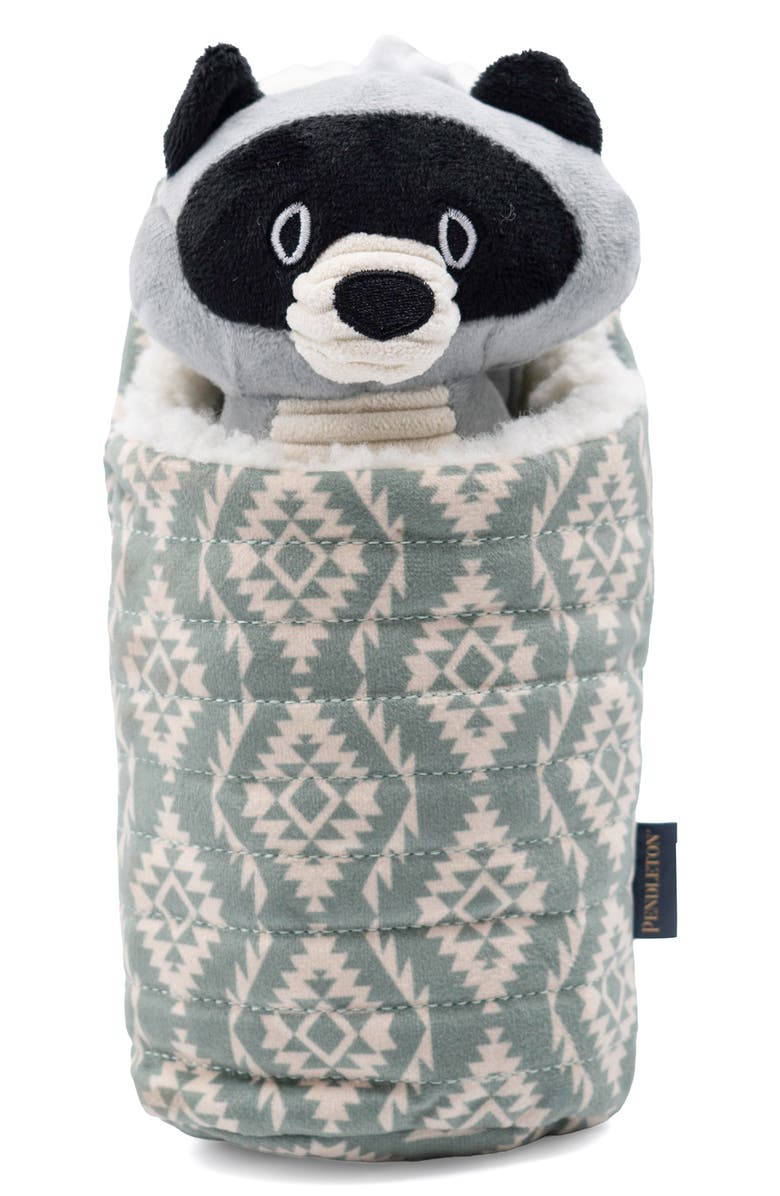 Pendleton Camp Pal Dog Toy, Main, color, Racoon