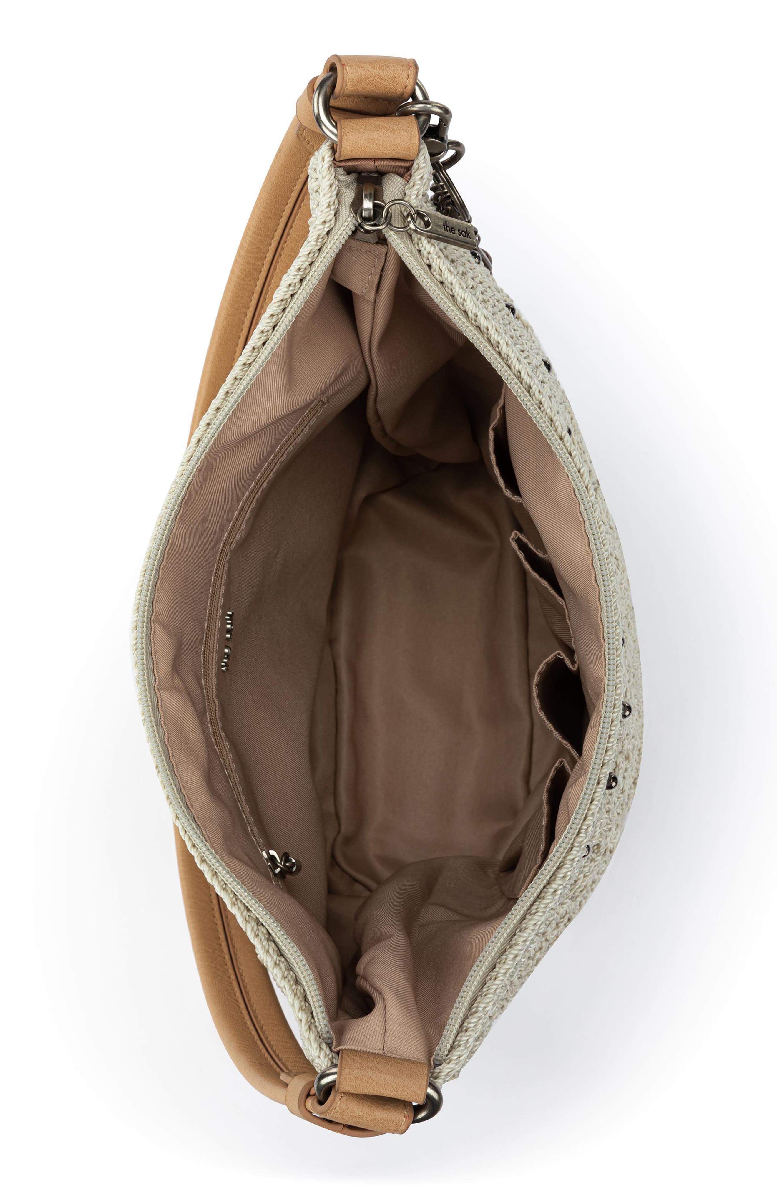 The Sak Sequoia Crochet Hobo, Alternate, color, Natural Grey Medallion