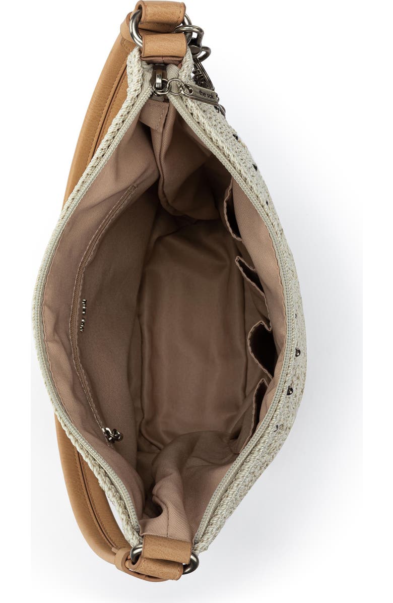 The Sak Sequoia Crochet Hobo, Alternate, color, Natural Grey Medallion