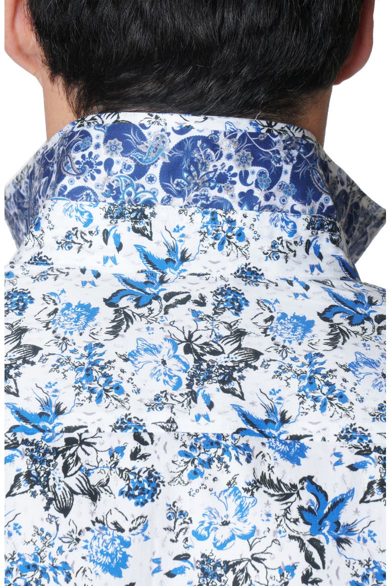Valdez Long Sleeve Woven Button-Up Shirt, Alternate, color, MULTI