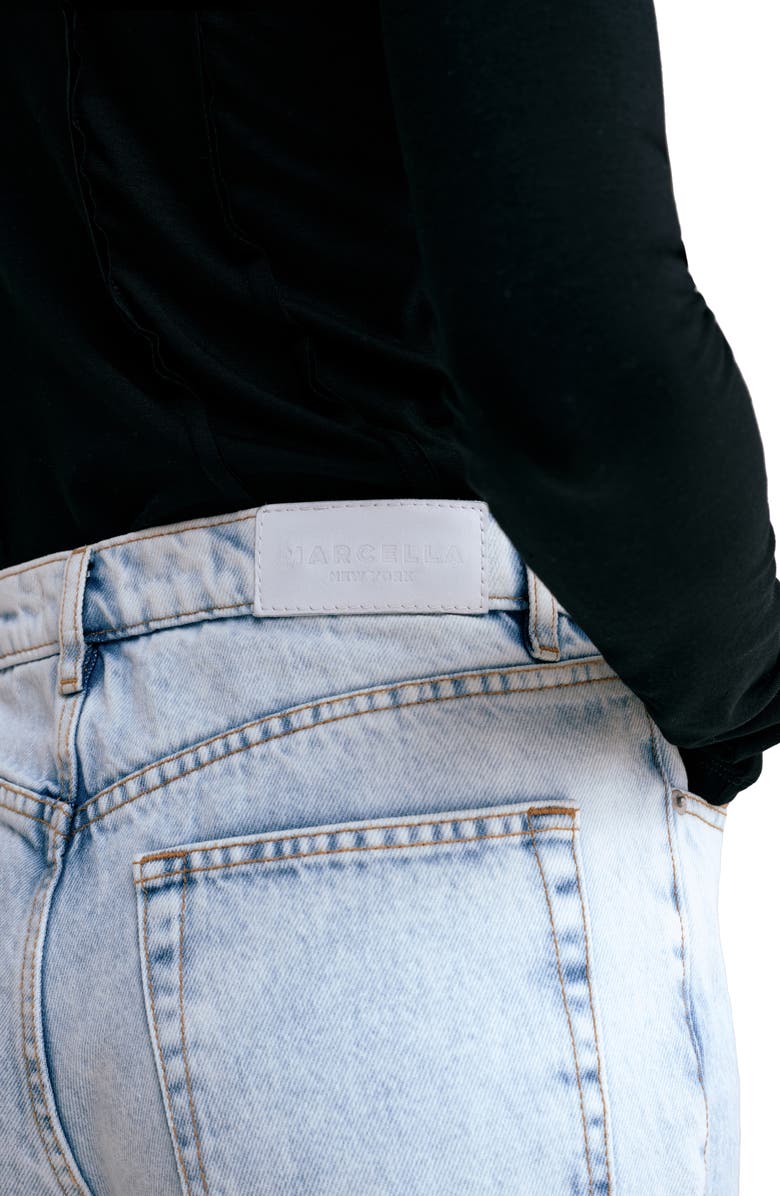 Marcella Linda Wide Leg Jeans, Alternate, color, Light Blue