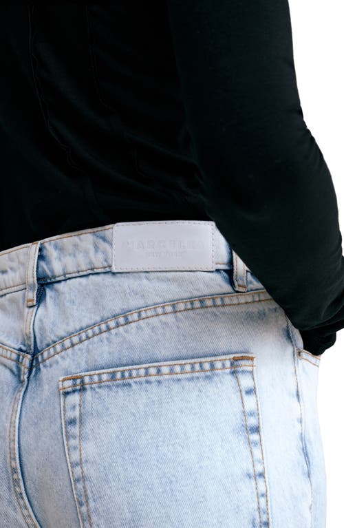 Marcella Linda Wide Leg Jeans In Light Blue