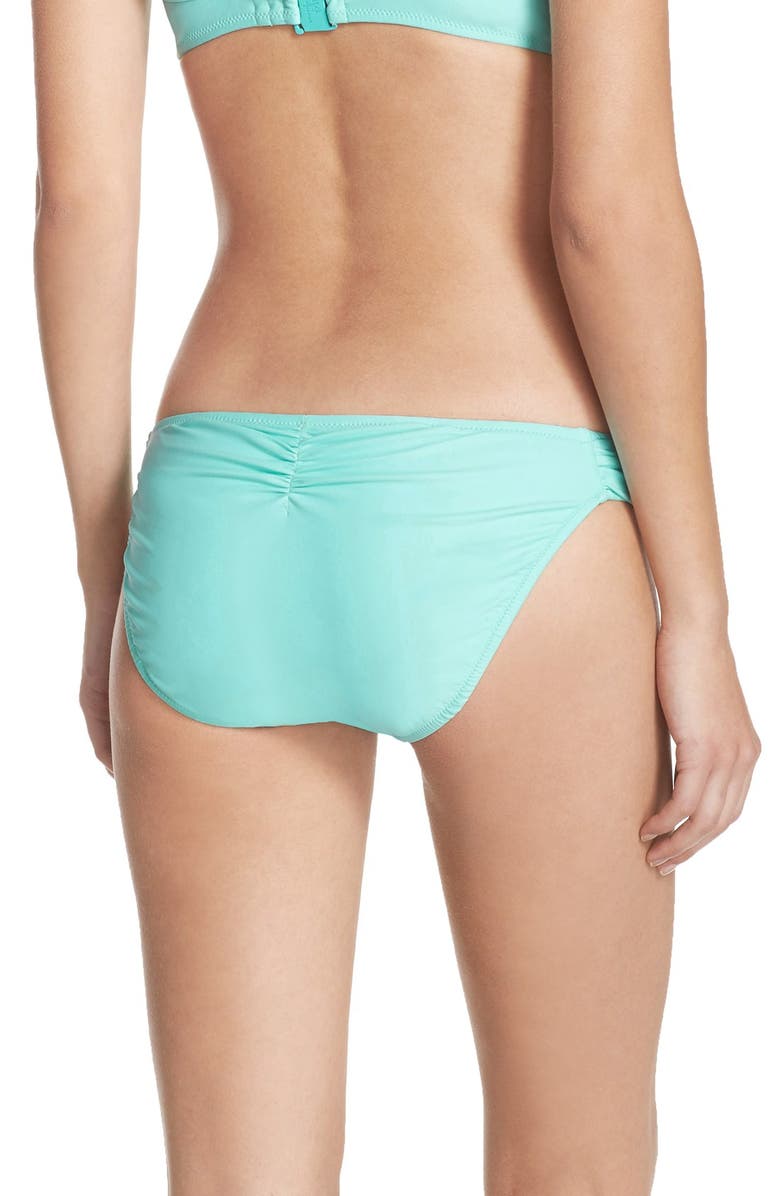 Blush by Profile Shirred Bikini Bottoms, Alternate, color,