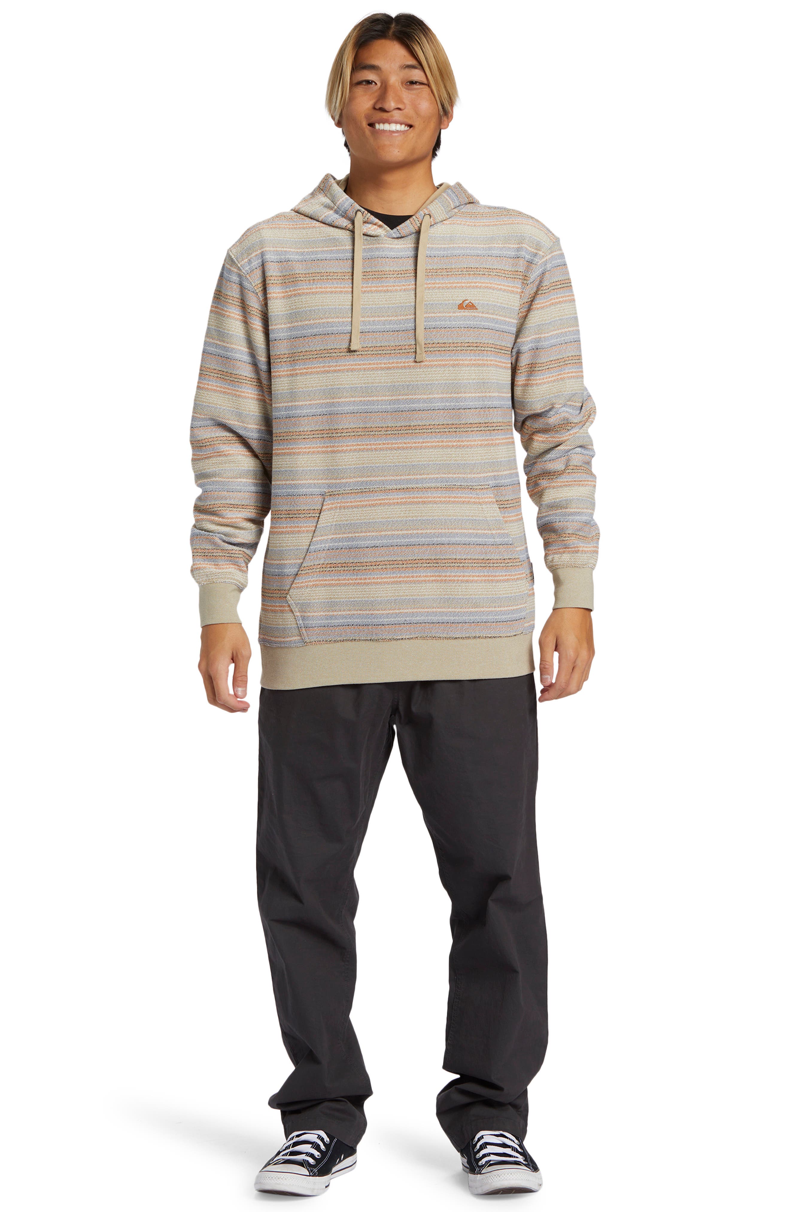 Quiksilver Great Otway Stripe Hoodie (Men) | Nordstrom