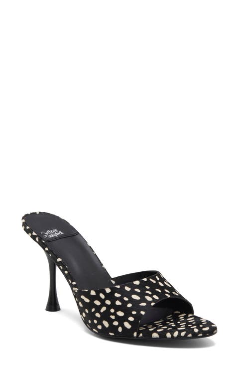 Agent-F Calf Hair Mule Sandal