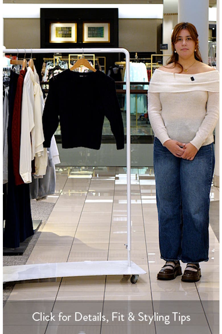 x Sara Walker Miranda Velvet Pointelle Sweater video
