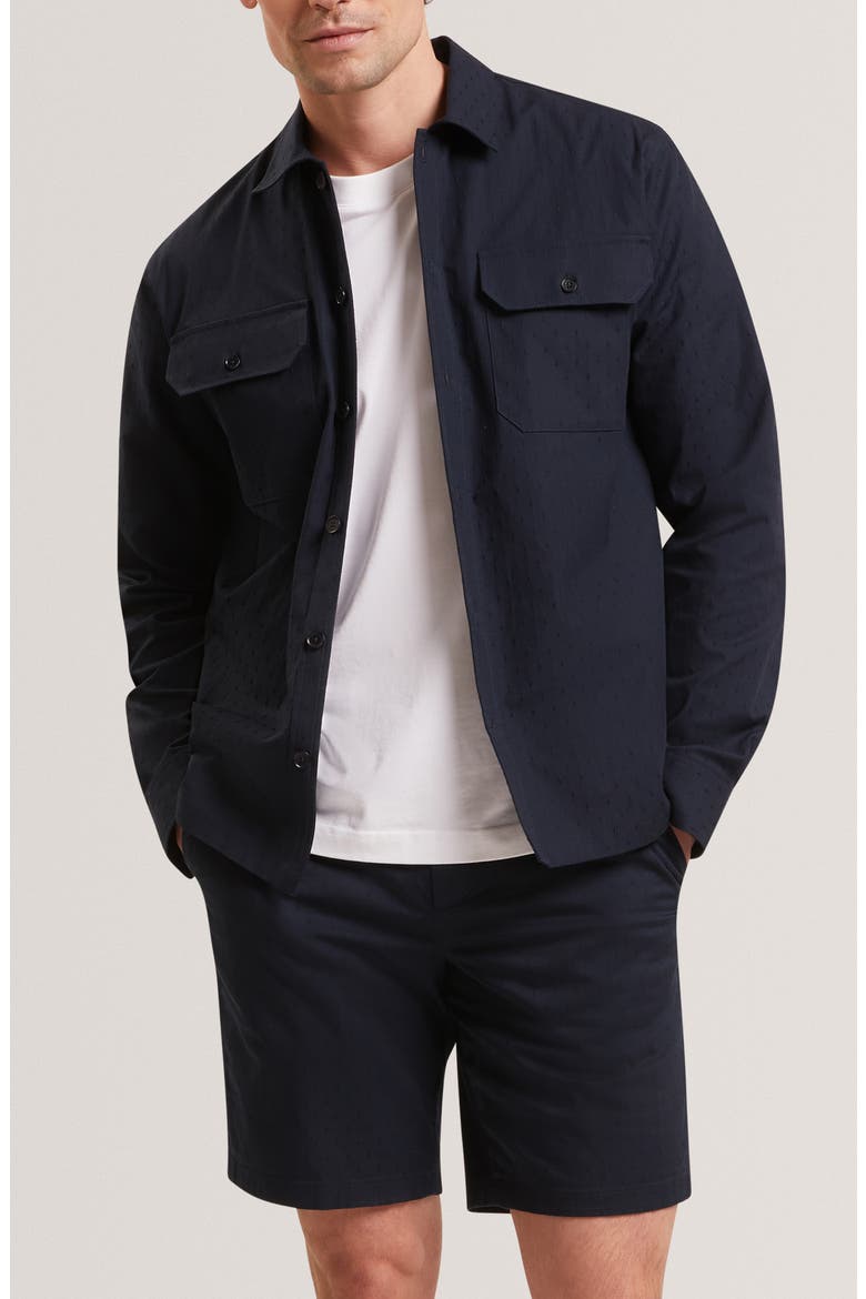 Levon Shirt Jacket, Main, color, NAVY