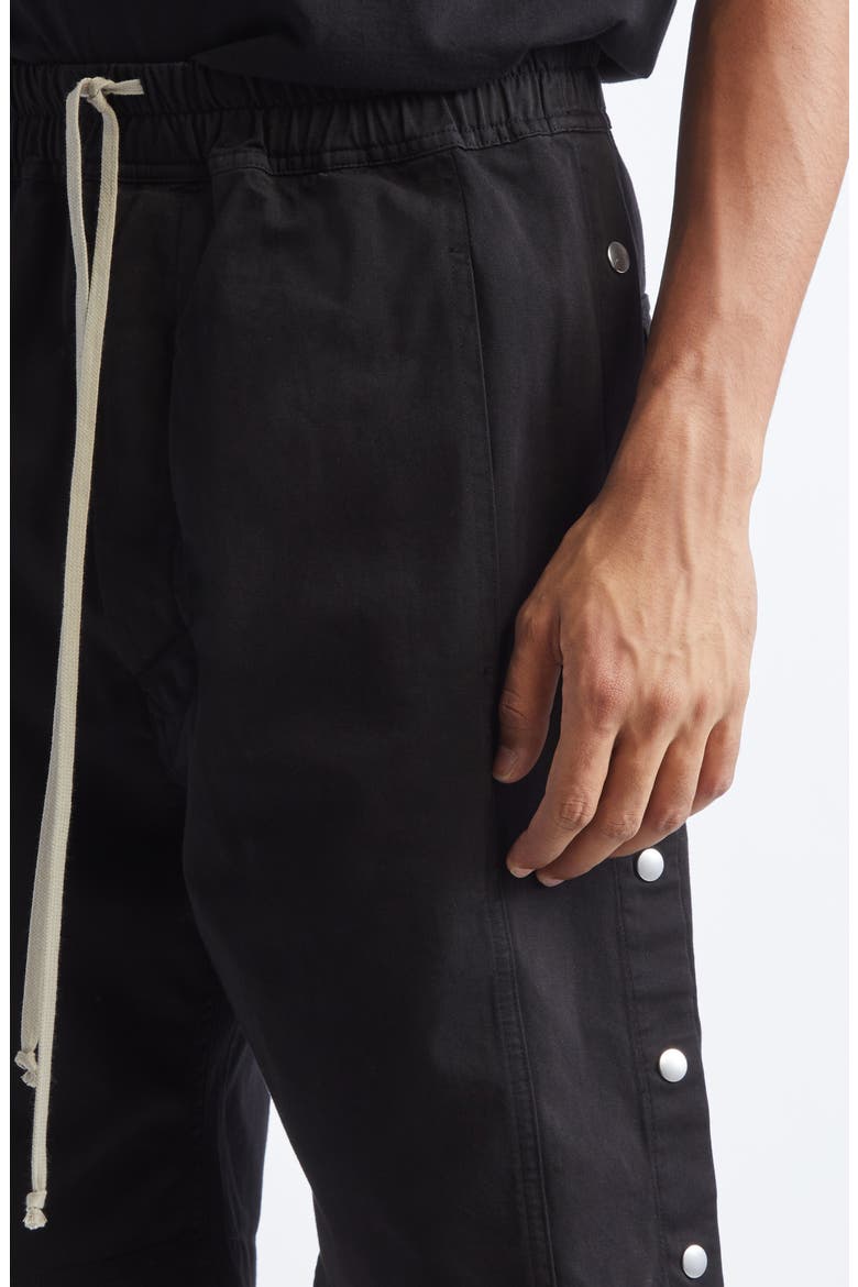 Pusher Cotton Shorts, Alternate, color, BLACK