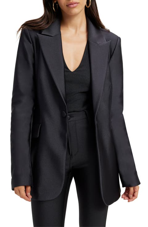 High Shine Compression Sculpted Blazer (Regular & Plus Size)