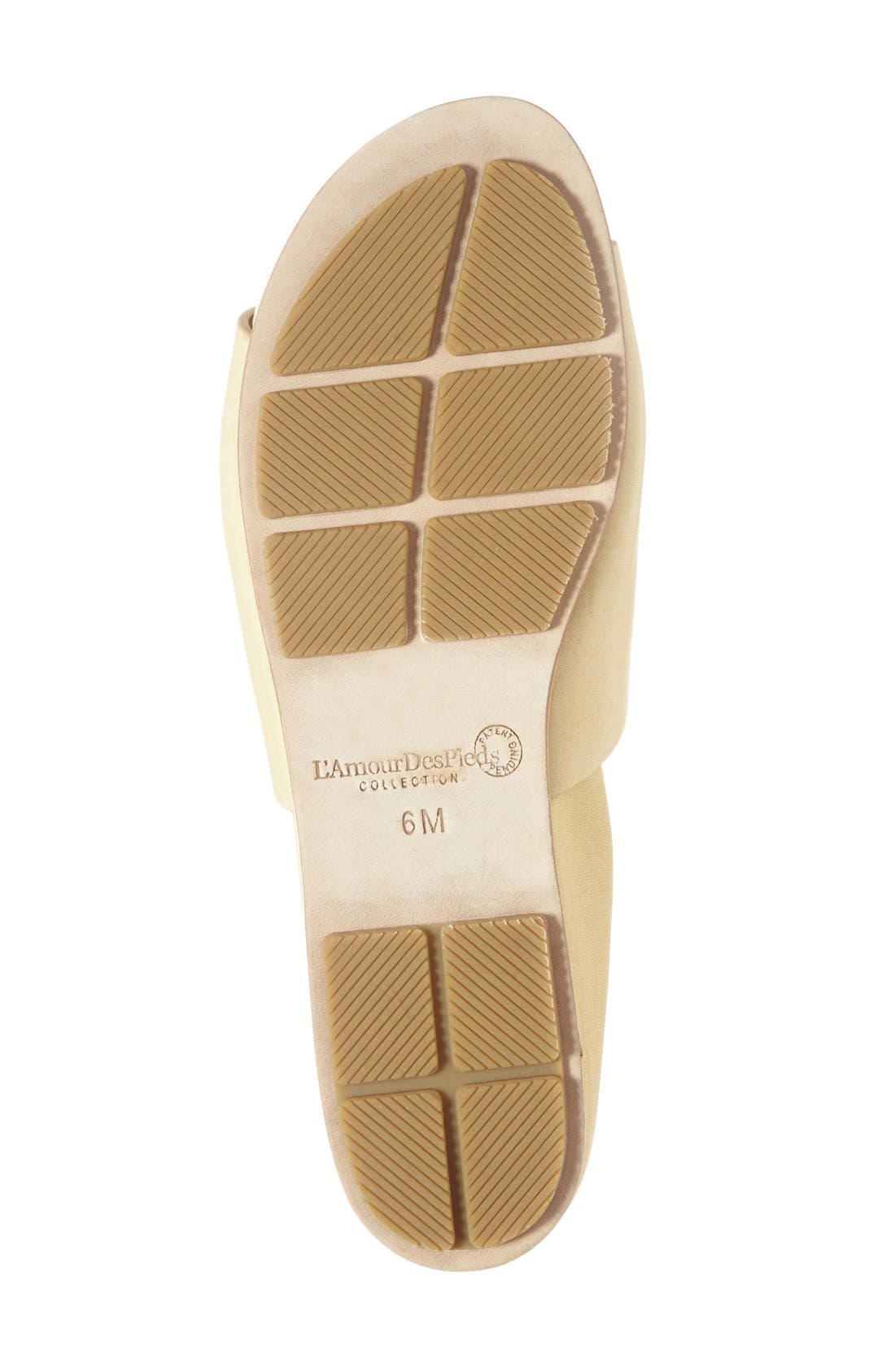 L'Amour des Pieds 'Daney' Flat Slide Sandal, Alternate, color, 