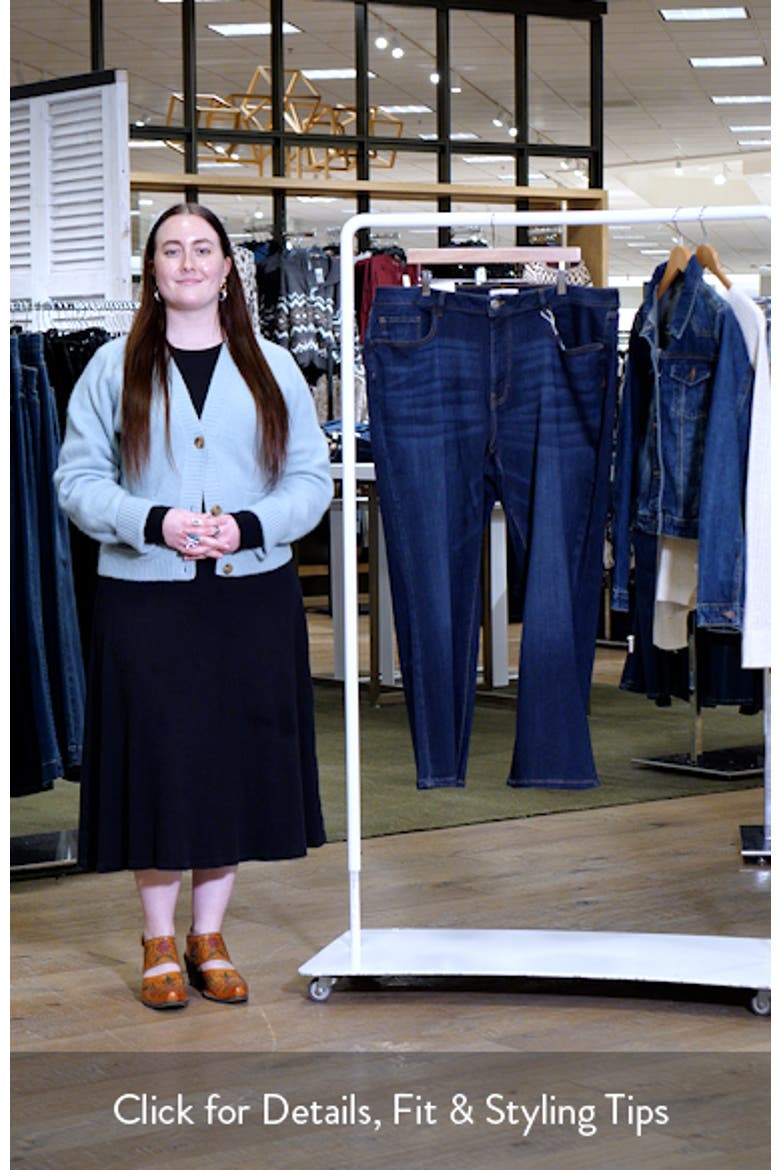 ASE High Waist Straight Leg Stretch Jeans video