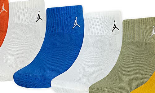 Jordan Kids' Assorted 6-pack Everyday Essentials Ankle Socks In Multi