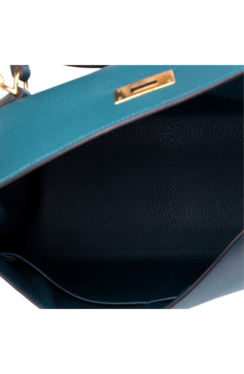 Pre-Owned Hermes Kelly Handbag Green Epsom with Gold Hardware 28, Alternate, color, Vert Bosphore