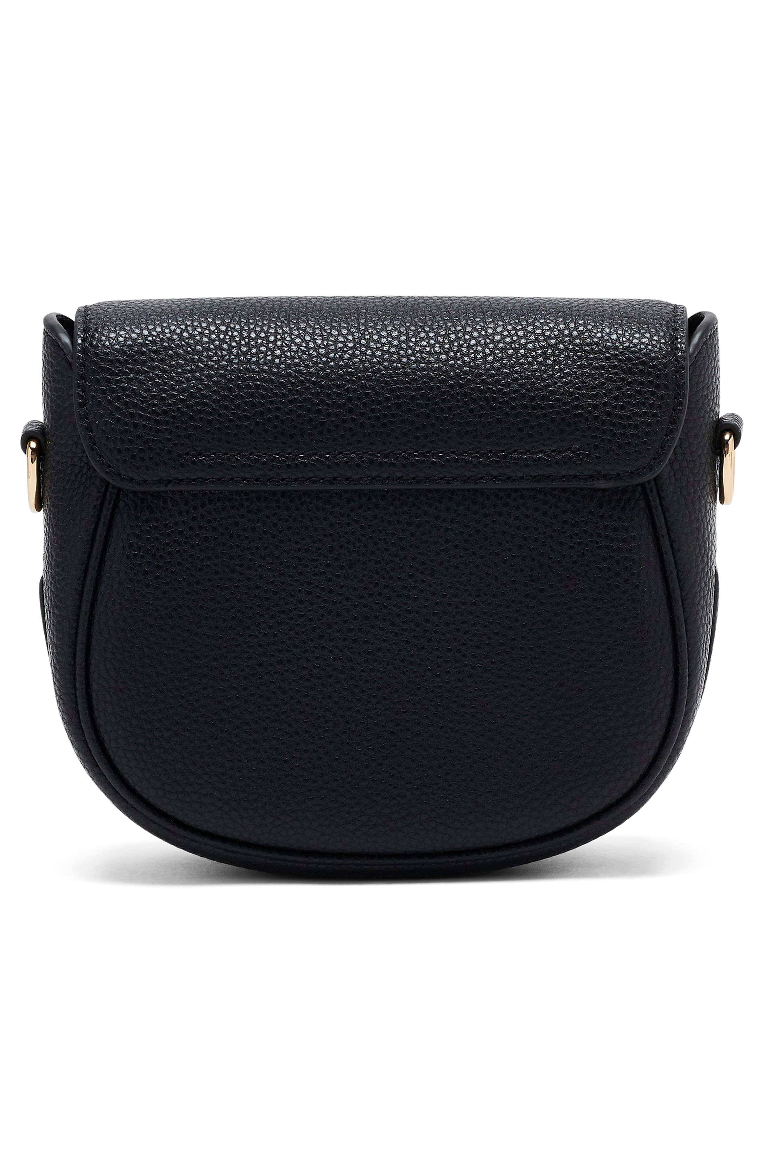 Marc Jacobs The J Marc Pebble Saddle Bag, Alternate, color, Black